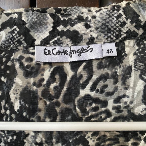 Vintage Snake Print Blouse - Picture 2 of 4